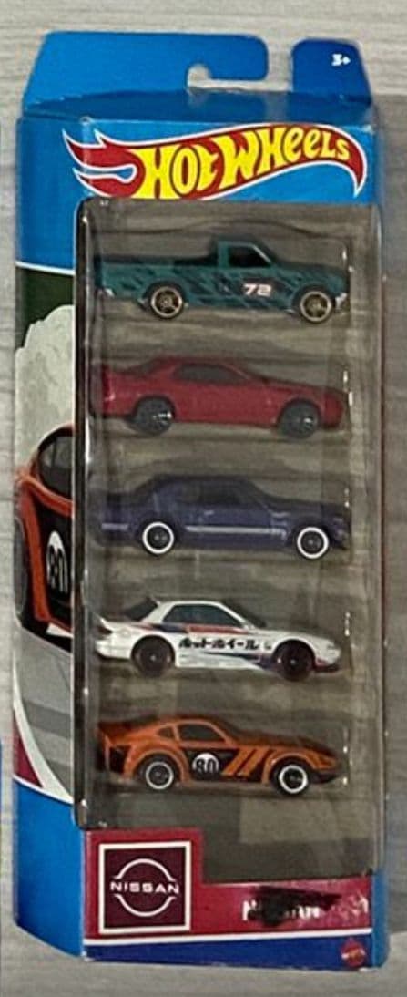 Hot Wheels Nissan 5li paket hot wheels koleksiyon ürünü