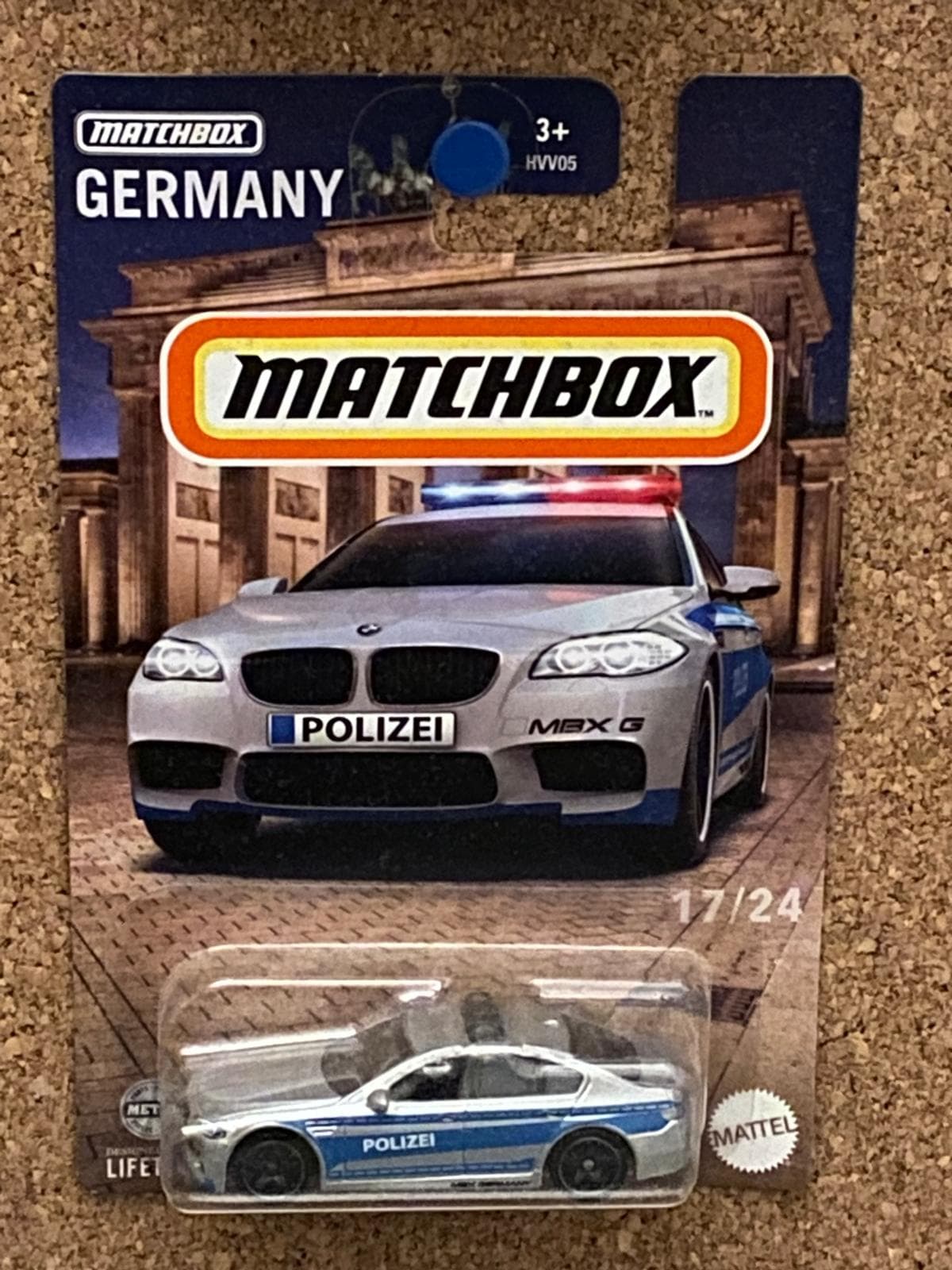 Hot Wheels Matchbox M5 BMW Police koleksiyon ürünü