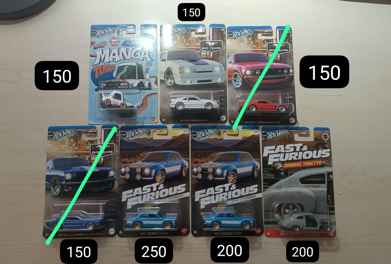 Hot Wheels Uyguna Uzun Kartlar koleksiyon ürünü